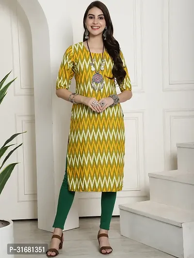 Fancy Crepe Printed Kurtas For Women Pack Of 6-thumb3