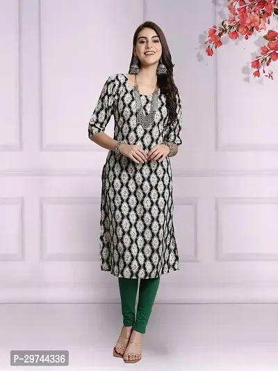 Attractive Multicoloured Printed Crepe Kurta Combo Of 2-thumb2