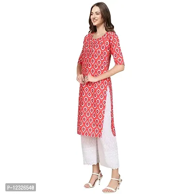 Straight Multicoloured Printed Crepe Kurta Pack Of 2-thumb2