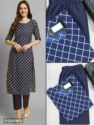 Fancy Crepe Kurta Bottom Set For Women