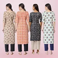 Women Stylish Crepe Printed Straight Kurta-thumb1