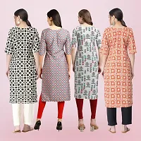 Women Stylish Crepe Printed Straight Kurta-thumb1