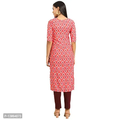 Trendy Crepe Digital Printed Straight Kurta For Women ( Pack Of 6 )-thumb2