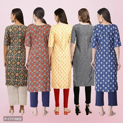 Women Stylish Crepe Printed Straight Kurta-thumb2