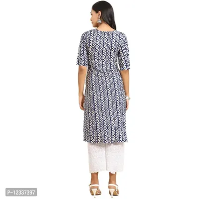 Elite Crepe Printed Straight Stitched Kurta For Women- Pack Of 3-thumb3