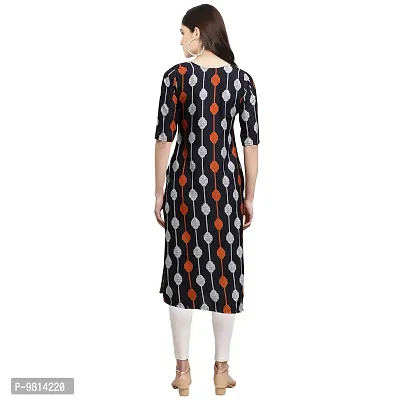 Women Crepe Digital Printed Straight Kurti  Pack of 6-thumb4