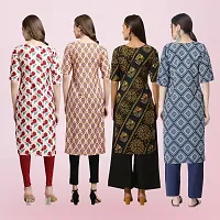 Women Stylish Crepe Printed Straight Kurta-thumb1