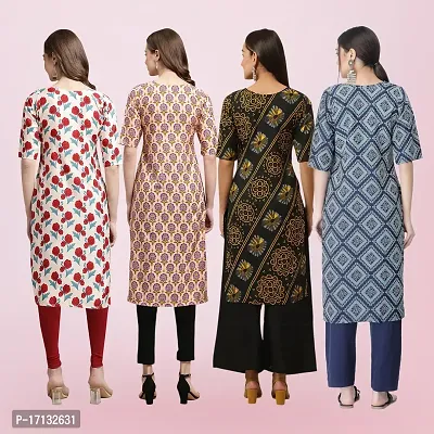 Women Stylish Crepe Printed Straight Kurta-thumb2