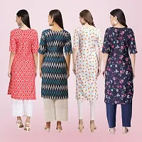 Women Stylish Crepe Printed Straight Kurta-thumb1