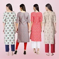 Women Stylish Crepe Printed Straight Kurta-thumb1