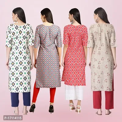 Women Stylish Crepe Printed Straight Kurta-thumb2