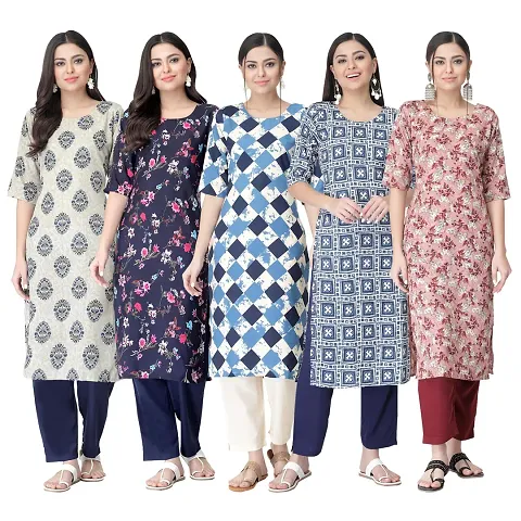 Classic Crepe Kurtis Combo For Women