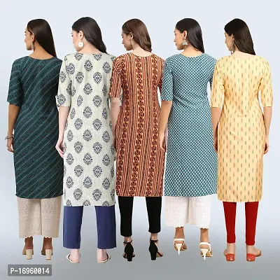 Women Stylish Crepe Printed Staright Kurta-thumb2