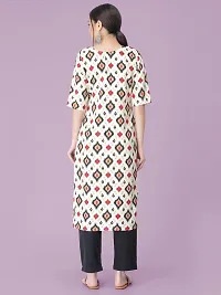 New Stylish Crepe Printed Kurta Set For Women-thumb1