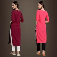 Fancy Crepe Kurtis for Women Pack Of 2-thumb1