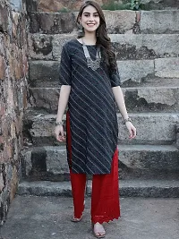 Stylish Multicoloured Crepe Kurta For Women Combo Of 3-thumb2