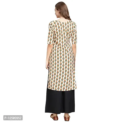 Women Crepe Digital Printed Straight Kurti  Pack of 3-thumb4