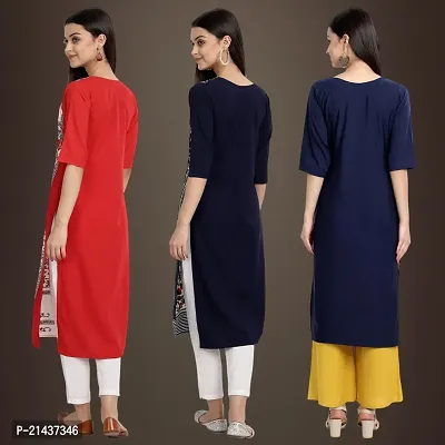 Fancy Crepe Kurtis for Women Pack Of 3-thumb2