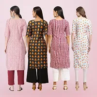 Women Stylish Crepe Printed Straight Kurta-thumb1