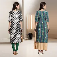 Fancy Rayon Kurtis For Women Pack Of 2-thumb1