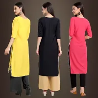 Fancy Crepe Kurtis for Women Pack Of 3-thumb1