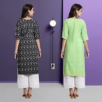 Fancy Crepe Kurtas For Women Pack Of 2-thumb1