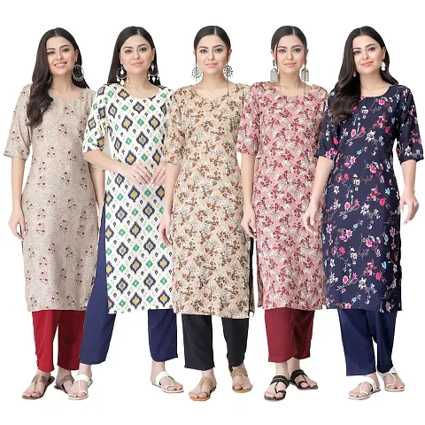 Classic Crepe Kurtis Combo For Women