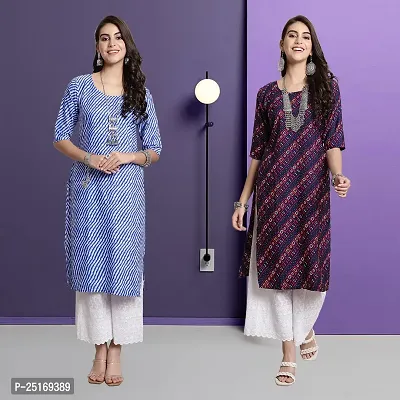 Fancy Crepe Kurtas For Women Pack Of 2