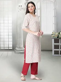 Stylish White Crepe Stitched Kurta For Women-thumb3