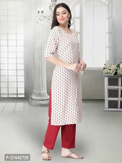 Stylish White Crepe Stitched Kurta For Women-thumb4