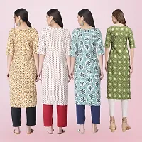 Women Stylish Crepe Printed Straight Kurta-thumb1