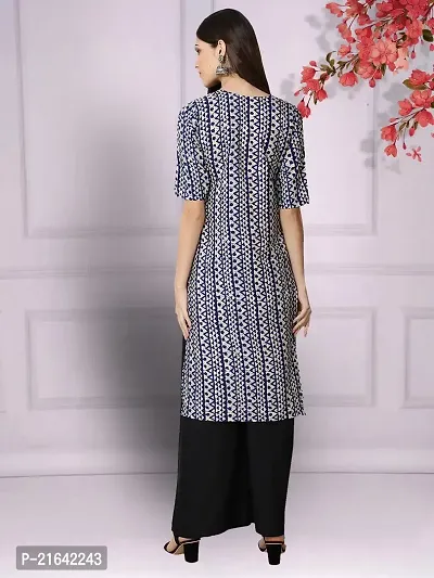 Stylish Crepe Stitched Kurta For Women-thumb3