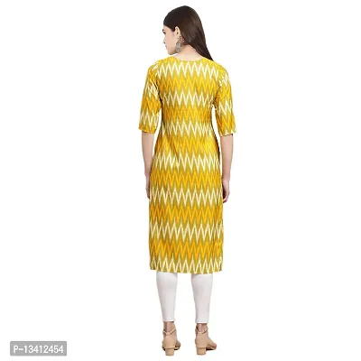 Women Crepe Digital Printed Straight Kurti Pack of 6-thumb5