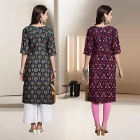 Fancy Rayon Kurtis For Women Pack Of 2-thumb1