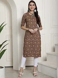 Fancy Crepe Printed Kurtas For Women Pack Of 6-thumb2