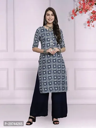 Attractive Multicoloured Printed Crepe Kurta Combo Of 2-thumb3