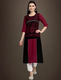 Best Trendy Crepe Printed Kurti For Women Combo Of 2-thumb2