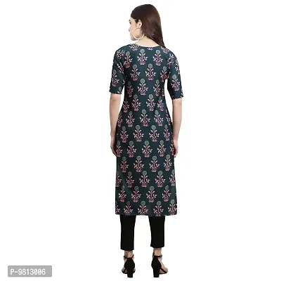 Women Crepe Digital Printed Straight Kurti  Pack of 6-thumb3