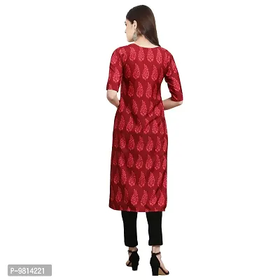 Women Crepe Digital Printed Straight Kurti  Pack of 6-thumb4