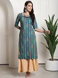 Stylish Multicoloured Crepe Kurta For Women Combo Of 6-thumb3