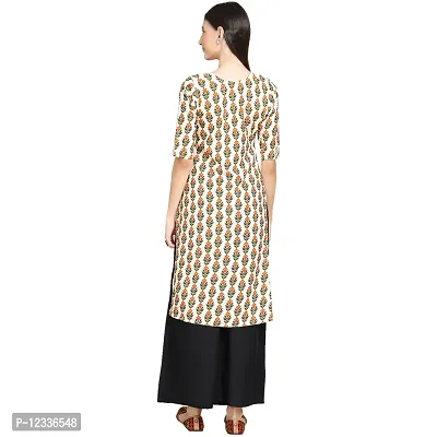 Elite Crepe Printed Straight Stitched Kurta For Women- Pack Of 3-thumb3