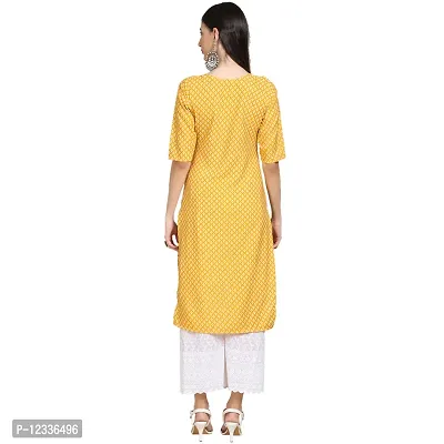 Elite Crepe Printed Straight Stitched Kurta For Women- Pack Of 3-thumb3