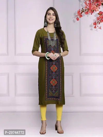 Attractive Multicoloured Printed Crepe Kurta Combo Of 2-thumb2