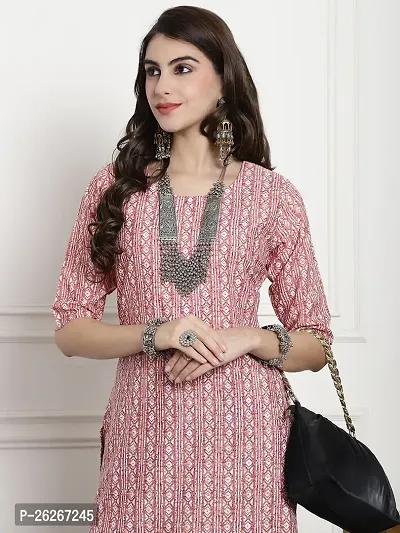 Stylish Multicoloured Crepe Printed Kurta For Women Combo Of 2-thumb2