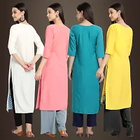 Fancy Crepe Kurtis for Women Pack Of 4-thumb1