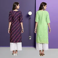 Fancy Crepe Kurtas For Women Pack Of 2-thumb1