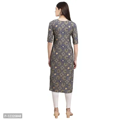 Straight Multicoloured Printed Crepe Kurta Pack Of 2-thumb3