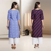 Fancy Rayon Kurtis For Women Pack Of 2-thumb1