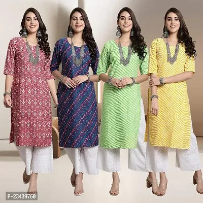 Fancy Crepe Kurtis for Women Pack Of 4