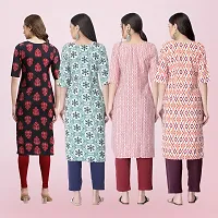 Women Stylish Crepe Printed Straight Kurta-thumb1